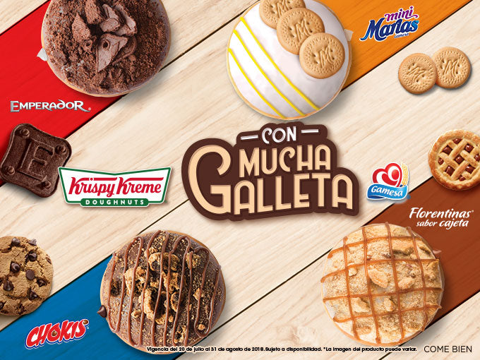 Donuts lanza Galleta & Choc, con sabor a galleta maría 