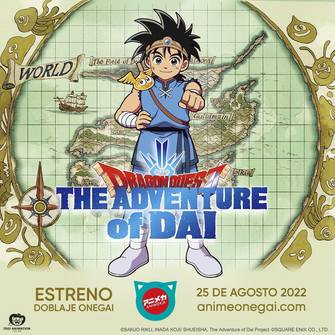 Anime Onegai Brasil on X: Achou que não teríamos mais novidades? Achou  errado! Esta semana estreia Dragon Quest: The Adventure of Dai legendado e  a segunda temporada de Ika Musume dublada! E