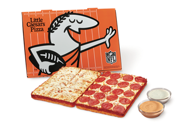 NFL Dipper Pizza de Little Caesars da sabor a la temporada de fútbol  americano