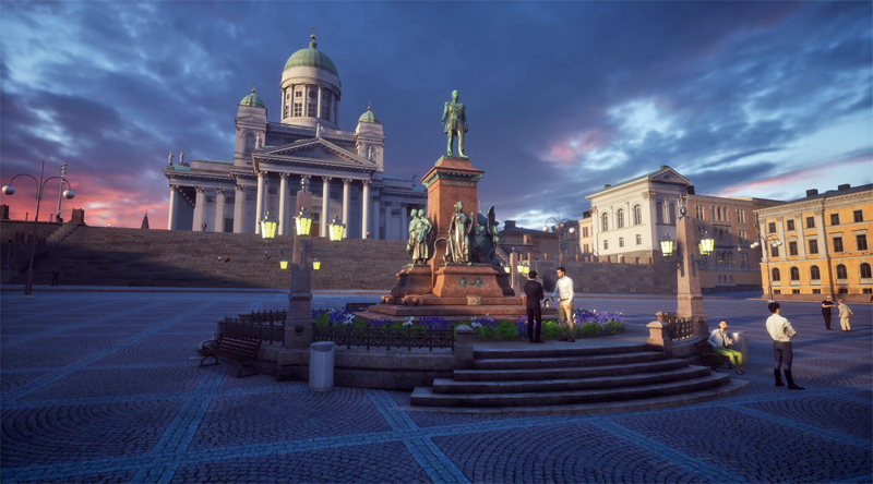 Virtual Helsinki showcased for film industry professionals at the Cannes Film Festival