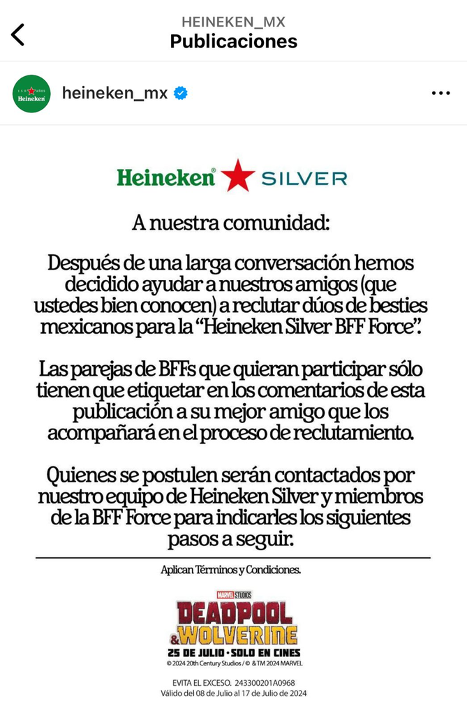 Heineken Silver se reconcilia con los hackers de sus redes sociales, le dice a dios a los finales amargos