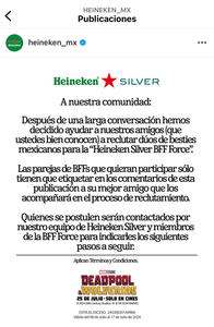 Heineken Silver se reconcilia con los hackers de sus redes sociales, le dice a dios a los finales amargos