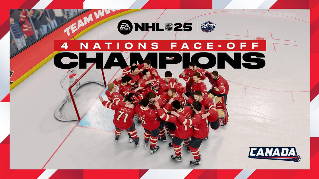 EA SPORTS NHL 25 PREDICE QUE CANADÁ LE GANARÁ A EE.UU. EN EL CAMPEONATO 4 NATIONS FACE-OFF