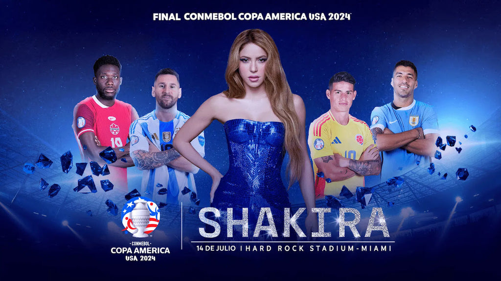 La superestrella global Shakira se presentará en la final de la CONMEBOL Copa América USA 2024