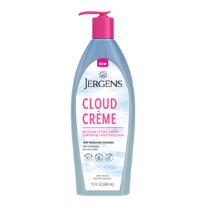 ¡COMO ESTAR EN LAS NUBES CON LOS NUEVOS PRODUCTOS JERGENS® CLOUD CRÈME PARA MANOS Y CUERPO!